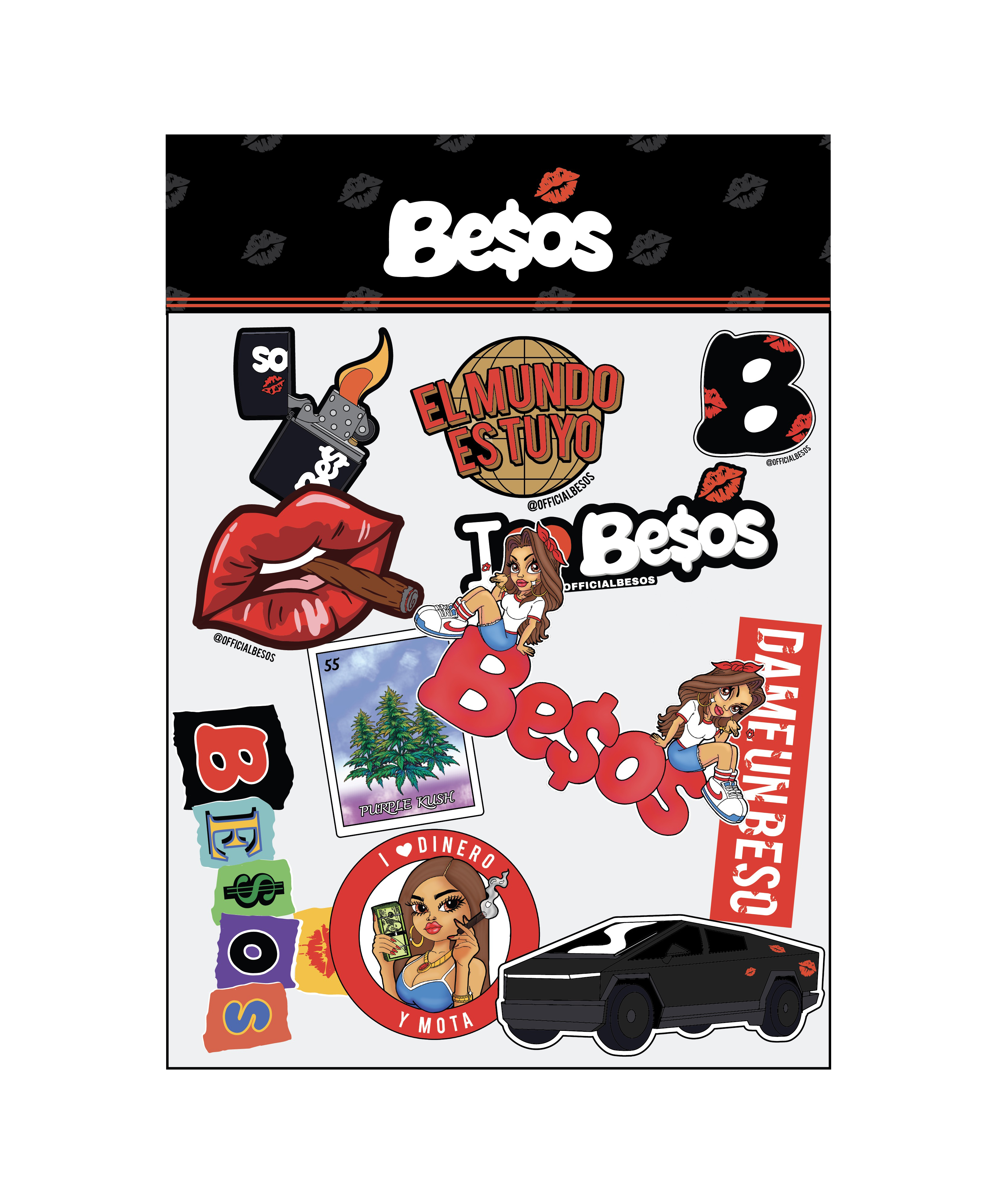 OFFICIAL BE$OS STICKER PACK